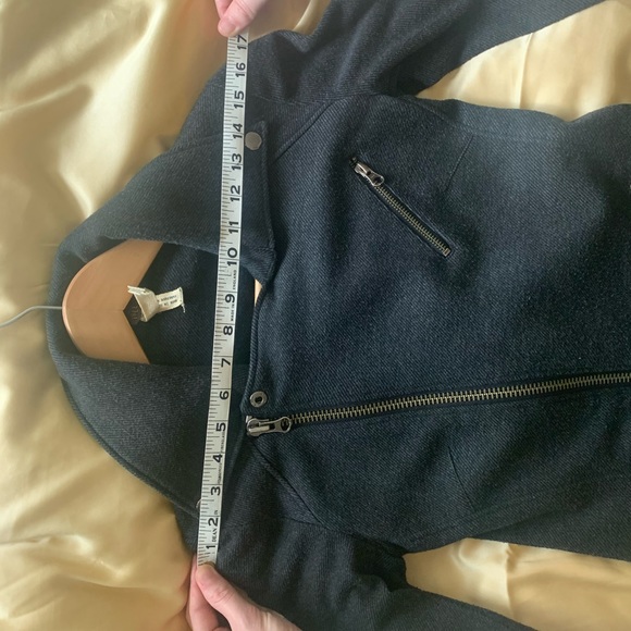 Free people RARE grey zip up jacket - Picture 15 of 16